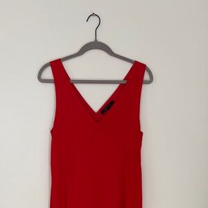 SOLD BCBG MaxAzria Elegant Red Sleeveless Dress, Size XS
